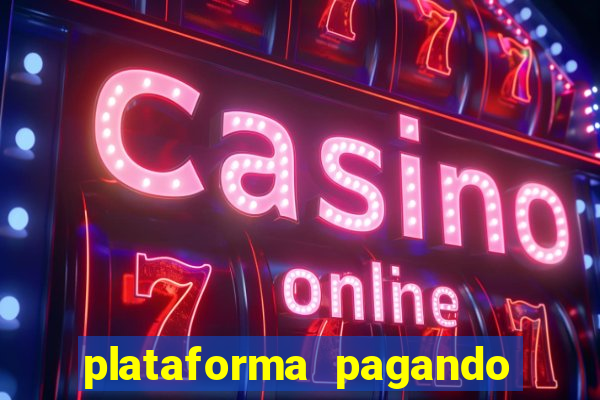 plataforma pagando no cadastro